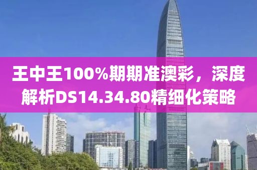 王中王100%期期准澳彩，深度解析DS14.34.80精细化策略