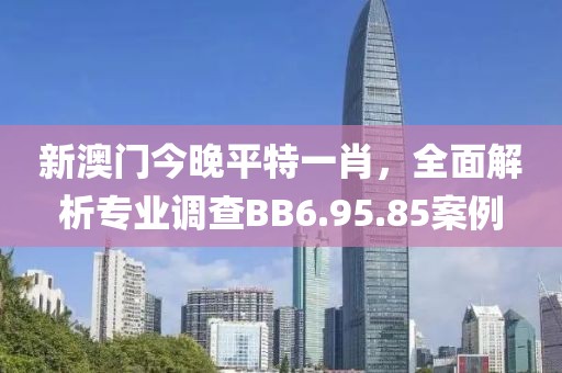 新澳门今晚平特一肖，全面解析专业调查BB6.95.85案例