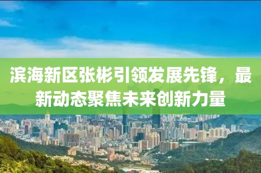 滨海新区张彬引领发展先锋，最新动态聚焦未来创新力量