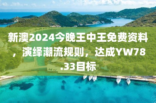 新澳2024今晚王中王免费资料，演绎潮流规则，达成YW78.33目标