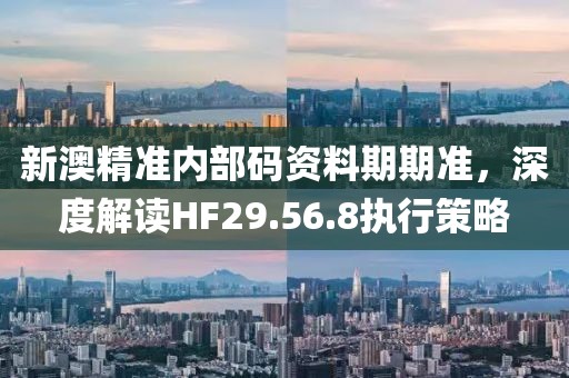 新澳精准内部码资料期期准，深度解读HF29.56.8执行策略