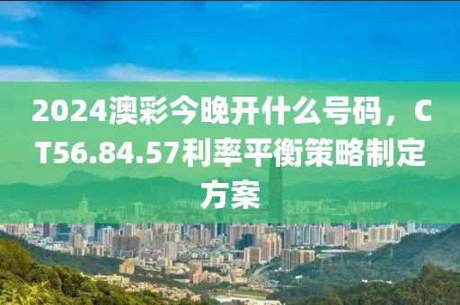 2024澳彩今晚开什么号码，CT56.84.57利率平衡策略制定方案