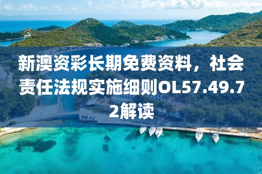 新澳资彩长期免费资料，社会责任法规实施细则OL57.49.72解读