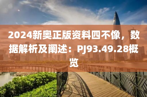 2024新奥正版资料四不像，数据解析及阐述：PJ93.49.28概览