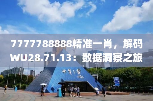 7777788888精准一肖，解码WU28.71.13：数据洞察之旅