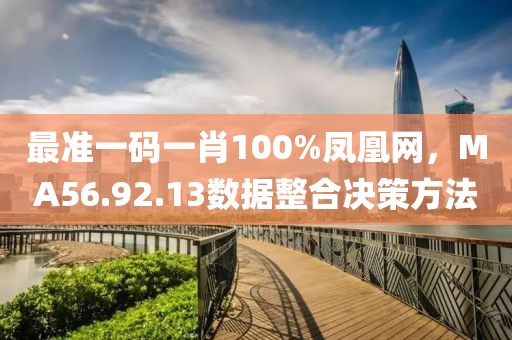 最准一码一肖100%凤凰网，MA56.92.13数据整合决策方法