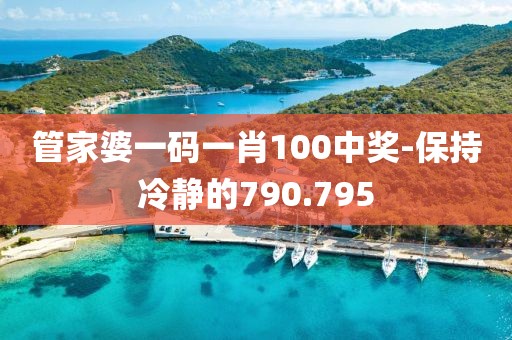 管家婆一码一肖100中奖-保持冷静的790.795