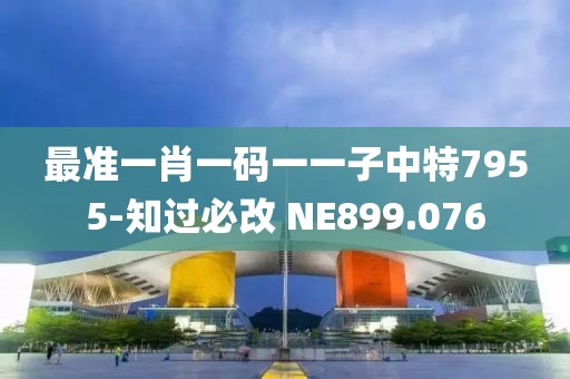 最准一肖一码一一子中特7955-知过必改 NE899.076
