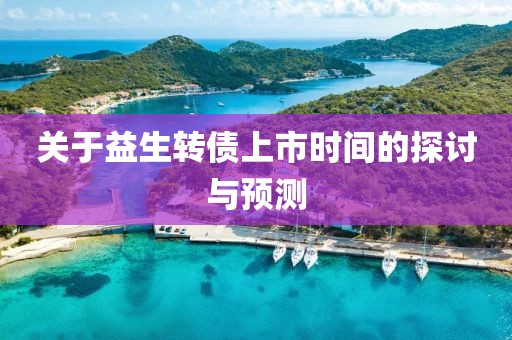 关于益生转债上市时间的探讨与预测