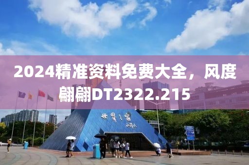 2024精准资料免费大全，风度翩翩DT2322.215