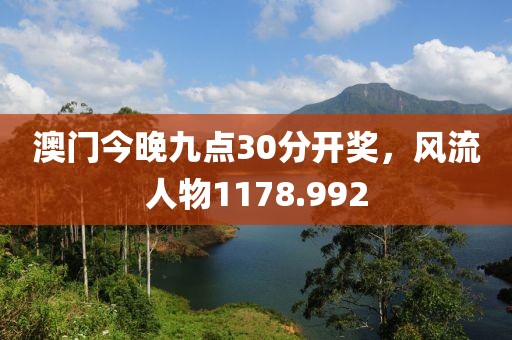 澳门今晚九点30分开奖，风流人物1178.992