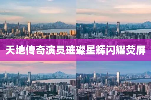 天地传奇演员璀璨星辉闪耀荧屏