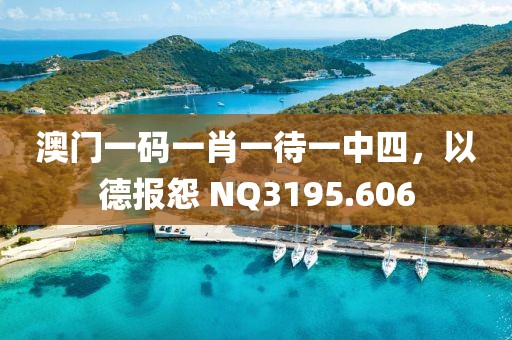 澳门一码一肖一待一中四，以德报怨 NQ3195.606