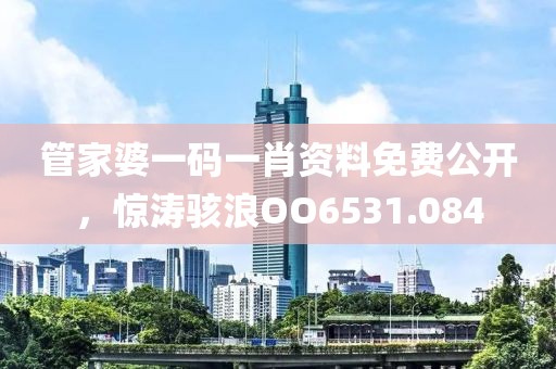 管家婆一码一肖资料免费公开，惊涛骇浪OO6531.084