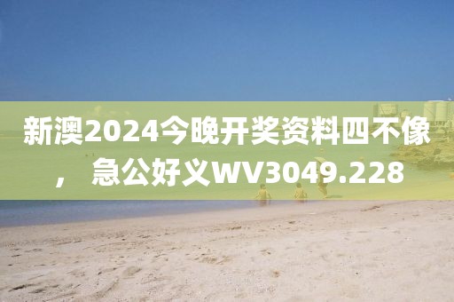 新澳2024今晚开奖资料四不像， 急公好义WV3049.228