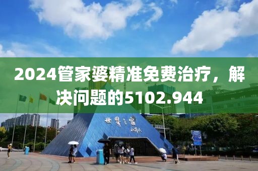 2024管家婆精准免费治疗，解决问题的5102.944