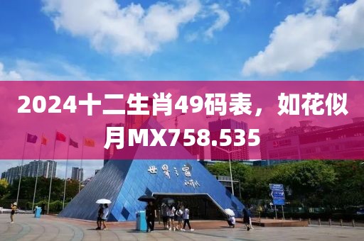 2024十二生肖49码表，如花似月MX758.535