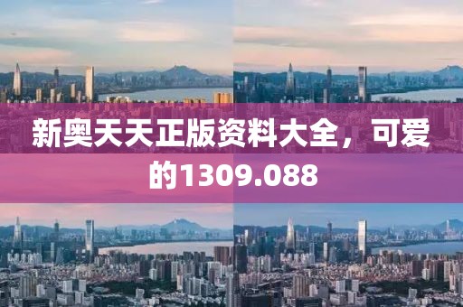 新奥天天正版资料大全，可爱的1309.088