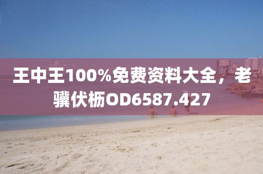 王中王100%免费资料大全，老骥伏枥OD6587.427